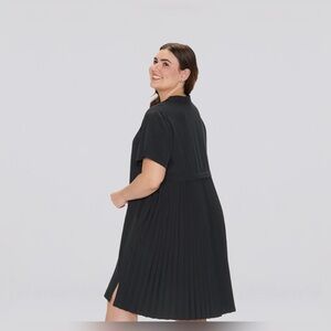 Cotidie Gabrielle Pleated Back Dress- The Original Black Size XL